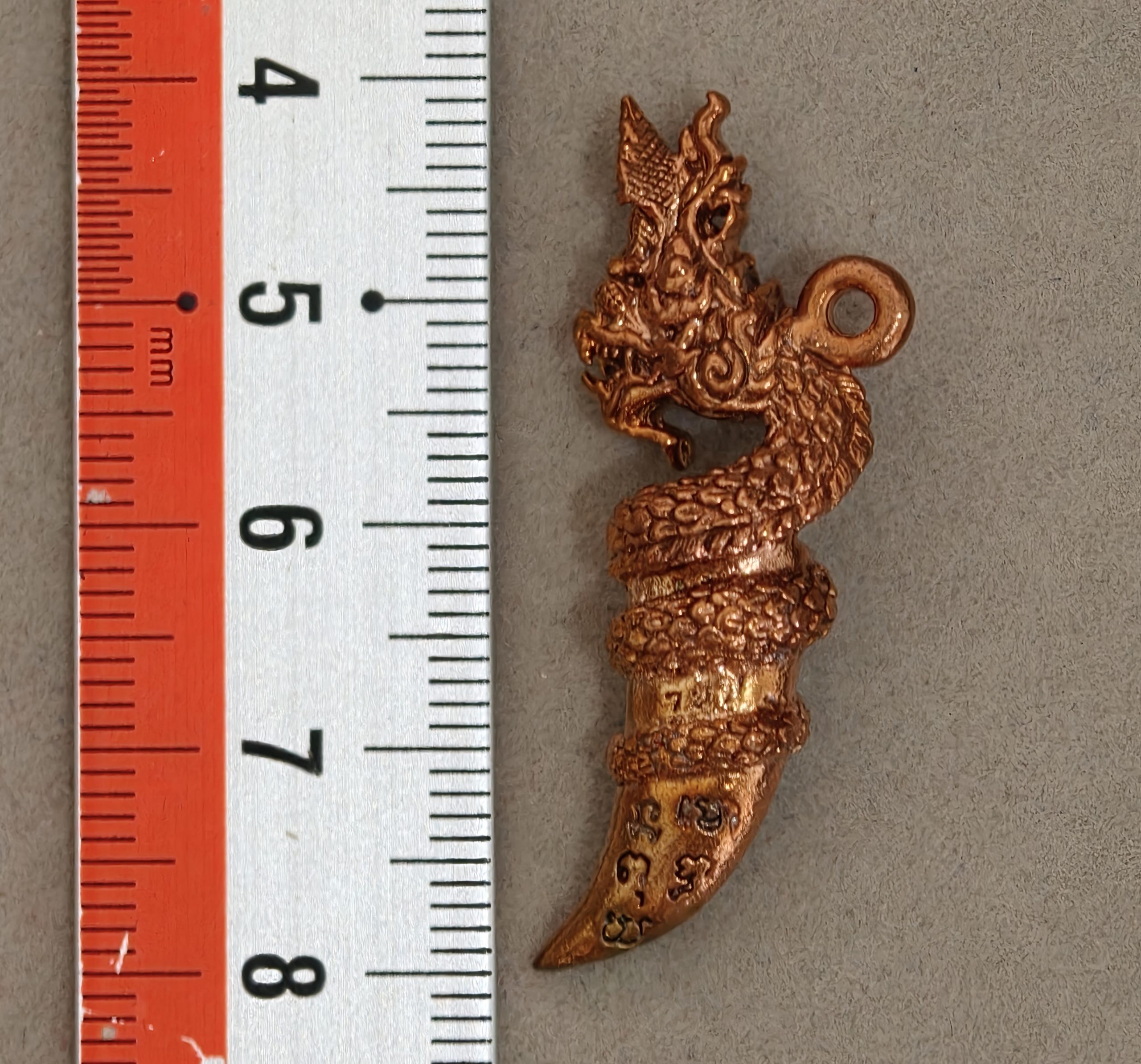 Naga King Fang (Phaya Nak Tooth) Amulet – Wat Nak Prok, Bangkok – Wealth & Protection - Image 5