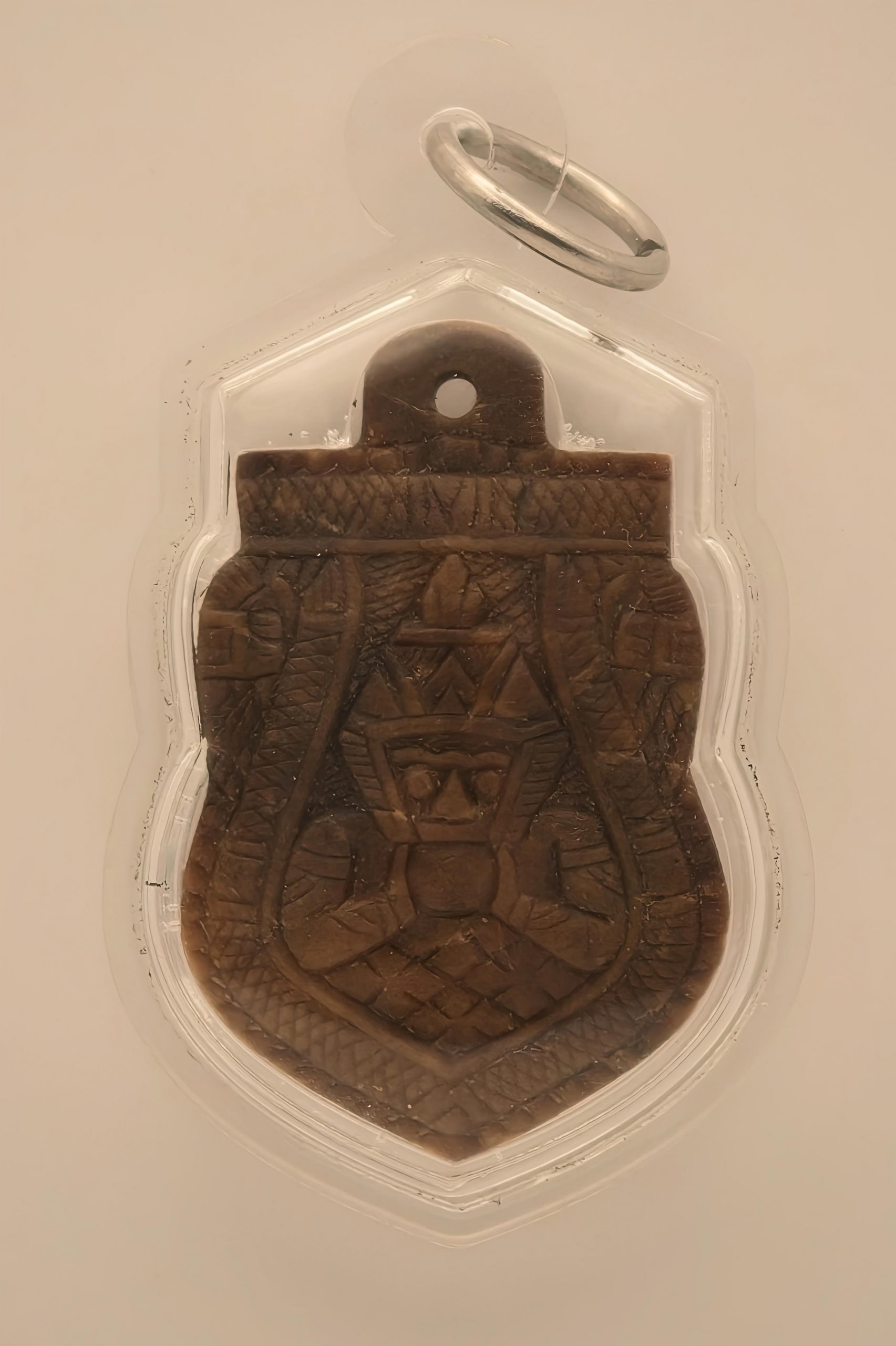 One-Eyed Coconut Shell Phra Rahu Amulet - Kala Ta Deaw