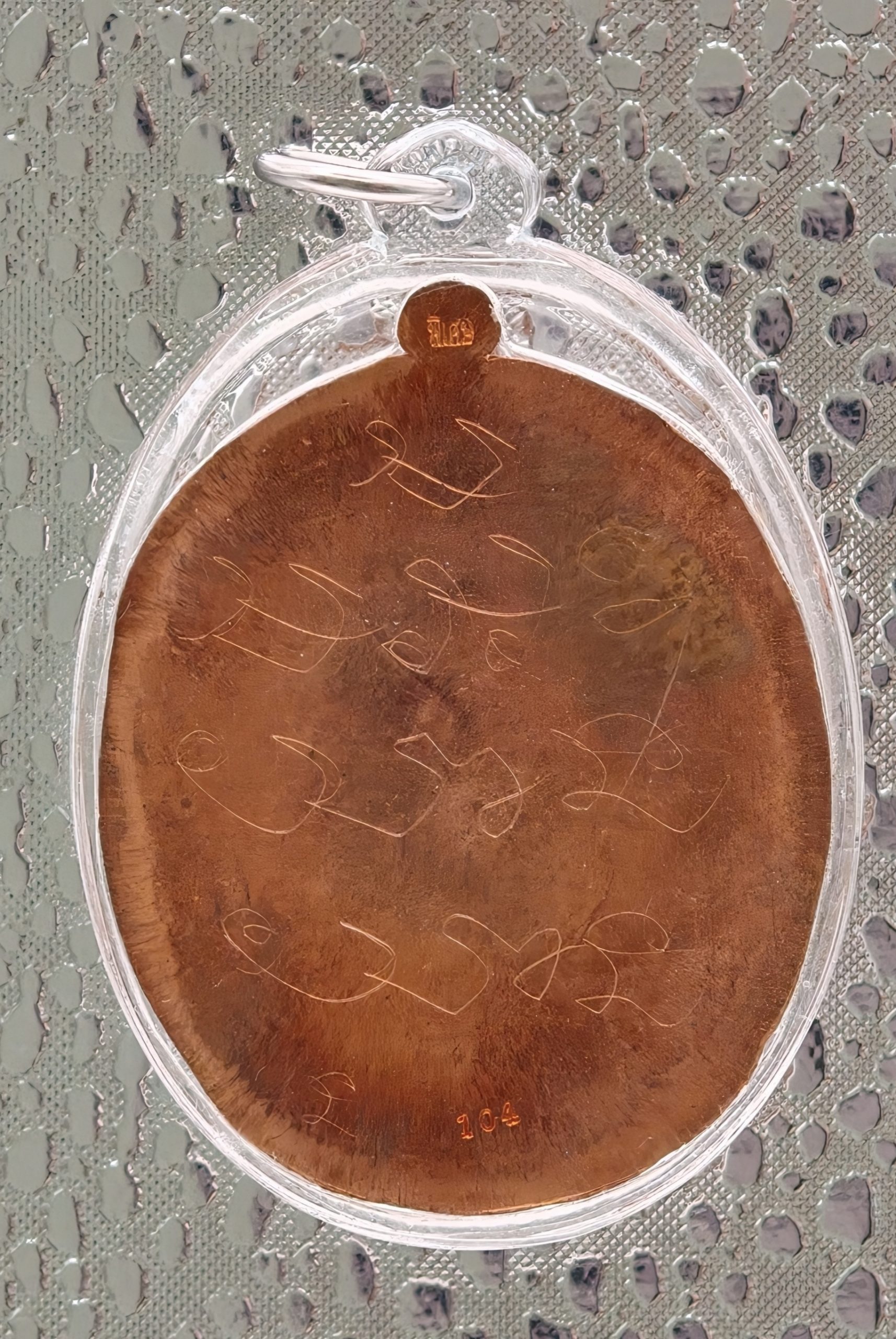 Luang Phor Koon Jumbo Amulet – Wat Ban Rai – White Enamel – Numbered Edition